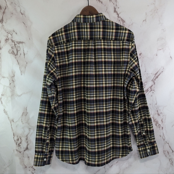 Everlane Shirt Mens Brown The Brushed Flannel Button Down Plaid Beech - Picture 6 of 13